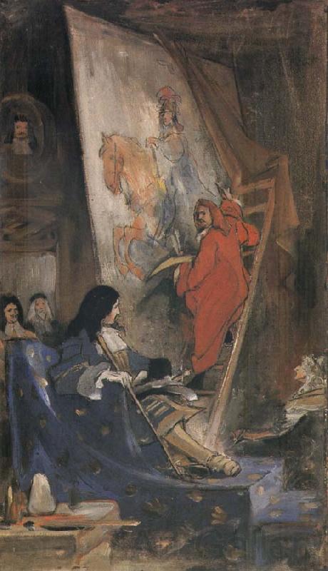 Carl Larsson Ehrenstrahl painting Karl XII-s Portrait Spain oil painting art